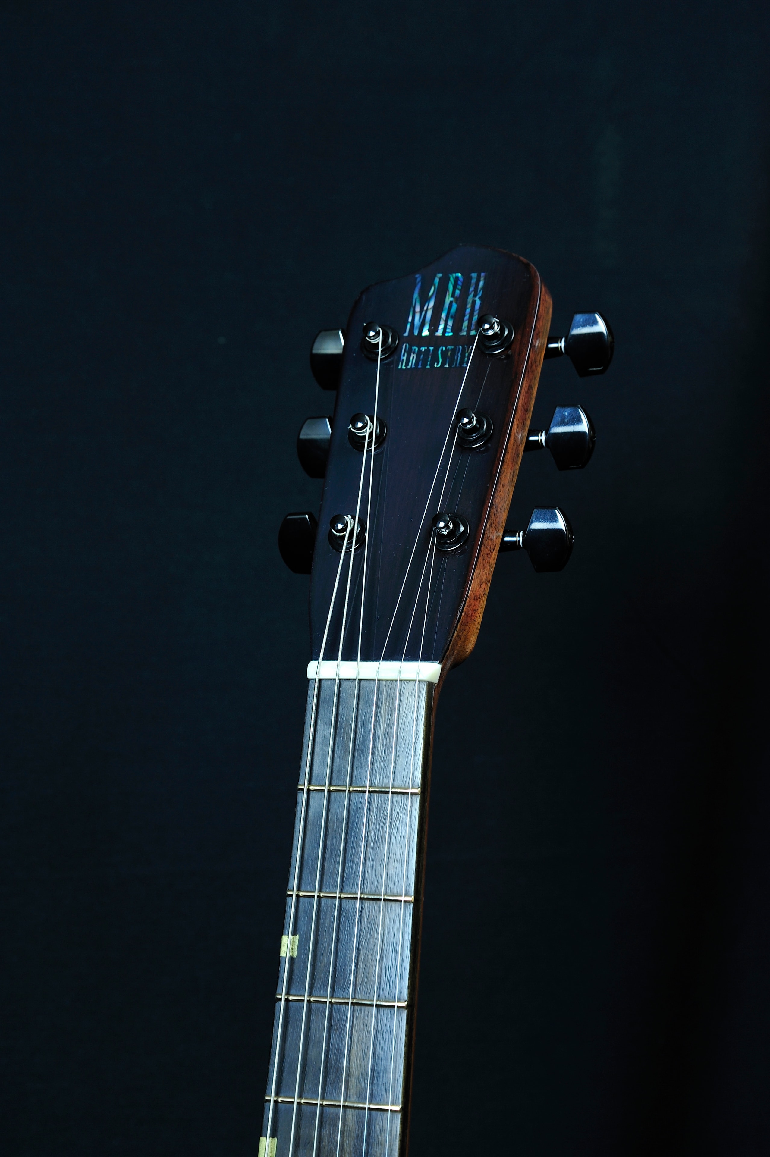 MRK01B — back view showing Brazilian rosewood body