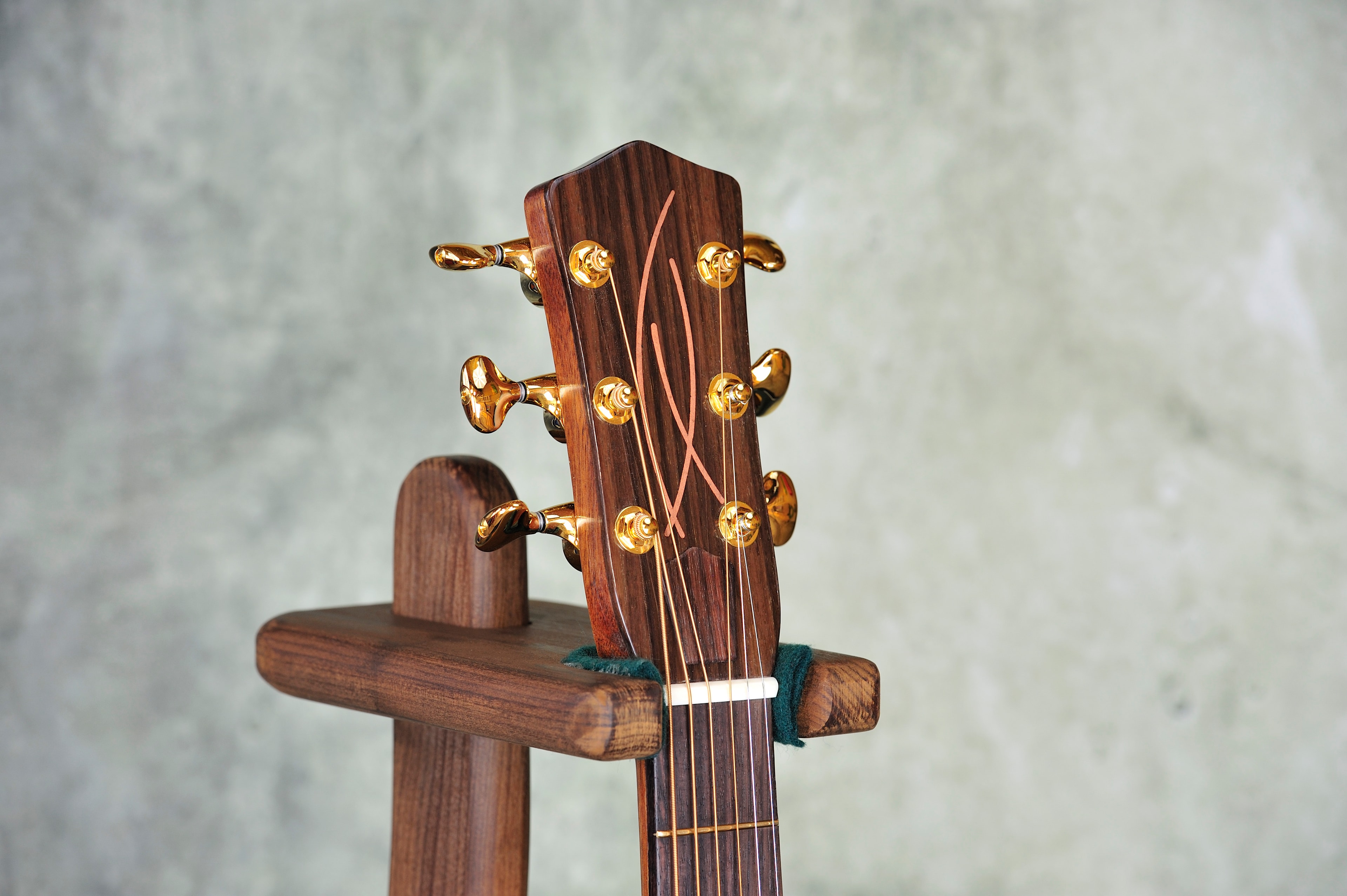 MRK01D-0516E — rosette detail showing rosewood inlay